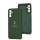 Чохол для Samsung Galaxy M13 4G / M23 5G Full Premium Тризуб зелений / dark green
