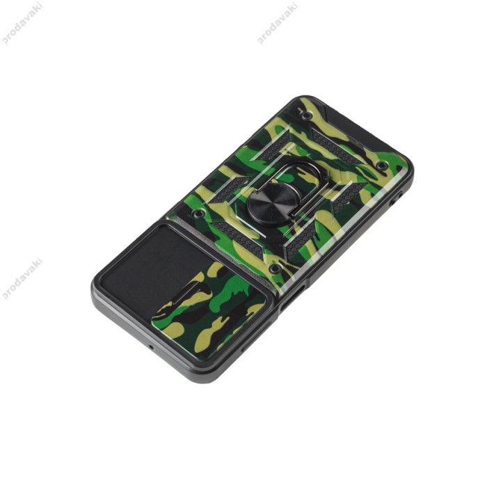 Чохол для Samsung Galaxy M23 (M236) Serge Ring Armor удароміцний army green