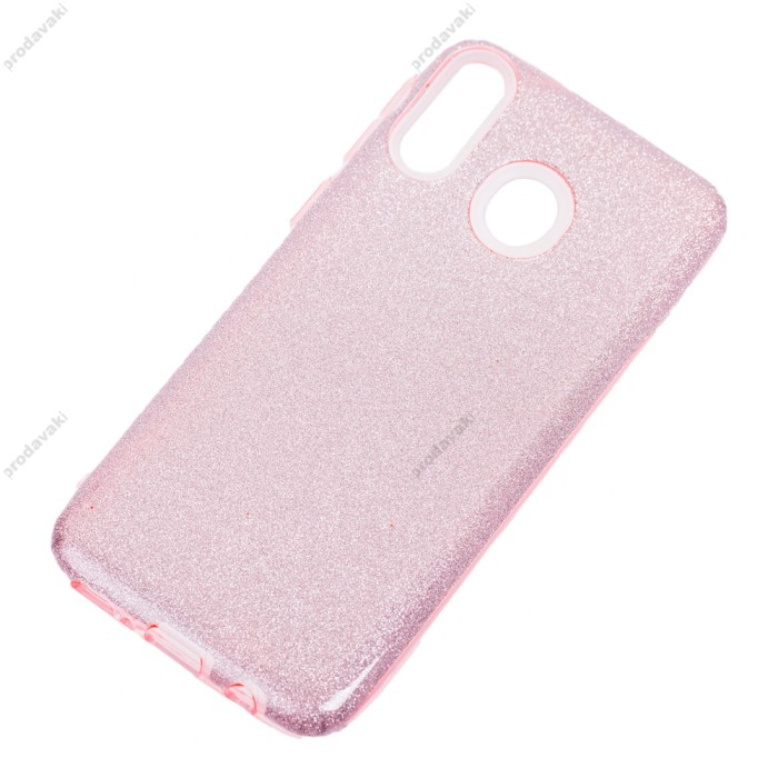 Чохол Samsung Galaxy M20 (M205) Shining Glitter з блискітками рожевий