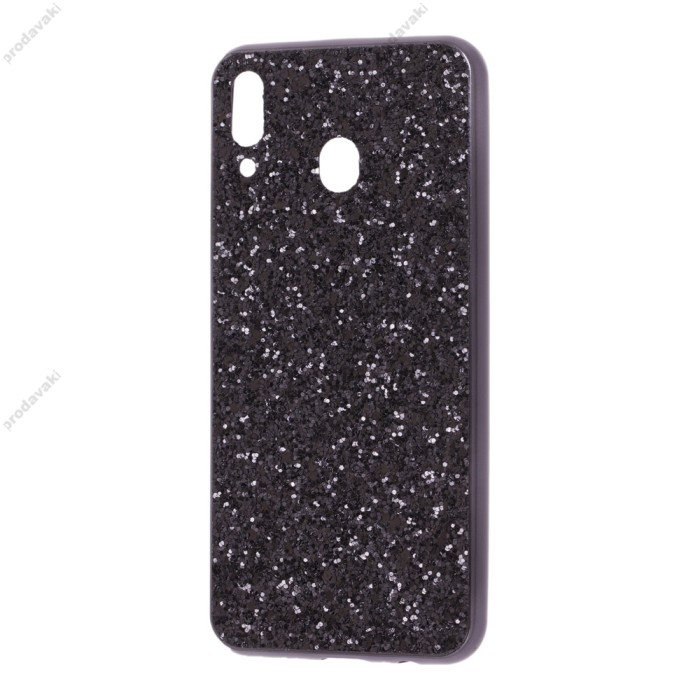 Чохол для Samsung Galaxy M20 (M205) Shining sparkles з блискітками чорний