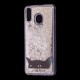 Чохол для Samsung Galaxy M20 (M205) Блискучі вода срібляста "чорний кіт"