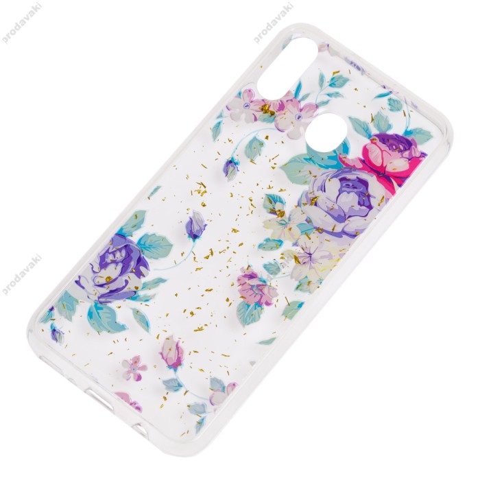 Чохол для Samsung Galaxy M20 (M205) Flowers Confetti "квіти"