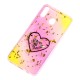 Чохол Samsung Galaxy M20 (M205) Multi confetti жовтий "Серце"