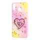 Чохол Samsung Galaxy M20 (M205) Multi confetti жовтий "Серце"