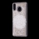 Чохол для Samsung Galaxy M20 (M205) Блискучі вода срібляста "біла мандала"