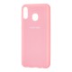 Чохол Samsung Galaxy M20 (M205) Silicone cover рожевий