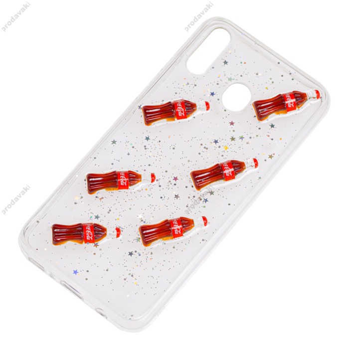 Чохол для Samsung Galaxy M20 (M205) 3D confetti "кола"