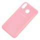 Чохол Samsung Galaxy M20 (M205) Silicone cover рожевий