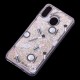 Чохол для Samsung Galaxy M20 (M205) Блискучі вода сріблястий "пудра та помада"