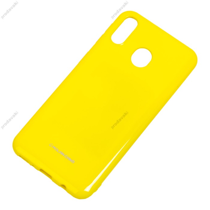 Чохол Samsung Galaxy M20 (M205) Molan Cano глянець жовтий