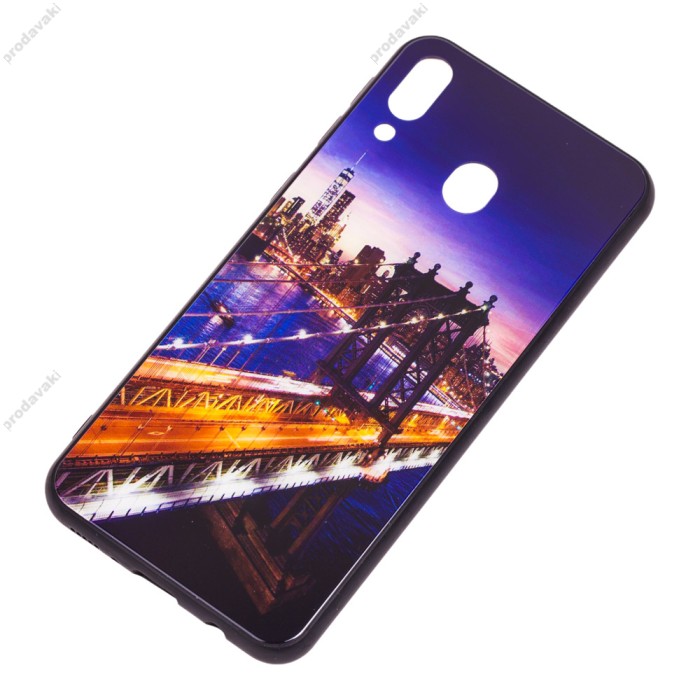 Чохол для Samsung Galaxy M20 (M205) glass new "міст"
