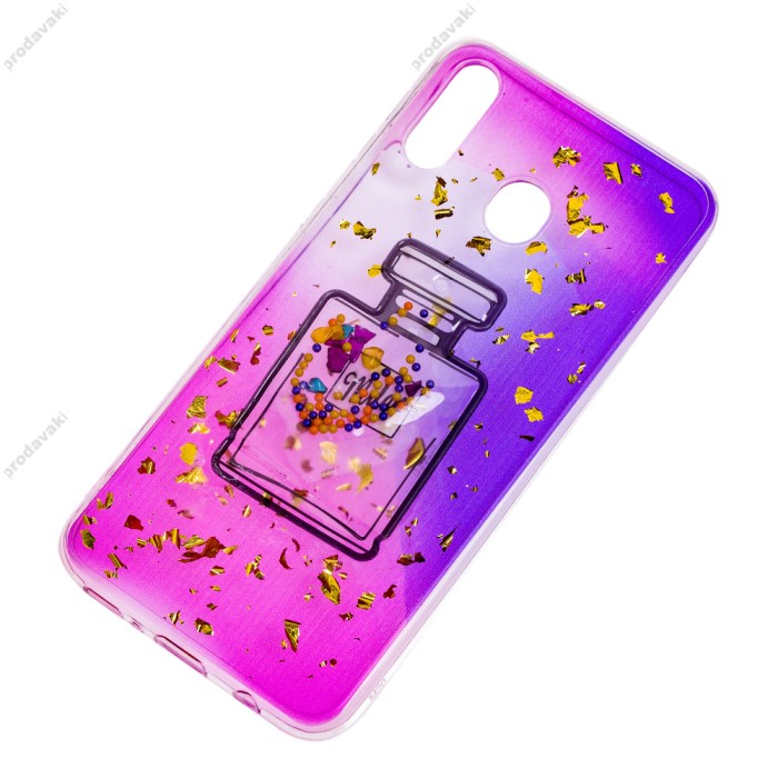 Чохол для Samsung Galaxy M20 (M205) Multi confetti фіолетовий "духи"