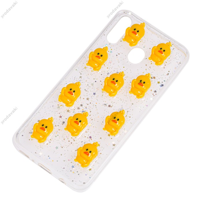 Чохол для Samsung Galaxy M20 (M205) 3D confetti "качки"