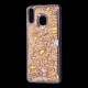 Чохол для Samsung Galaxy M20 (M205) Блискучі вода золотистий "корона та діамант"