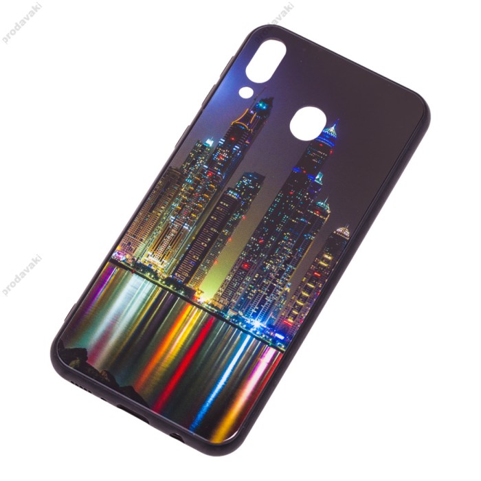 Чохол для Samsung Galaxy M20 (M205) glass new "Манхетен"
