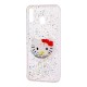 Чохол для Samsung Galaxy M20 (M205) рідкі блискітки іграшка "Kitty"