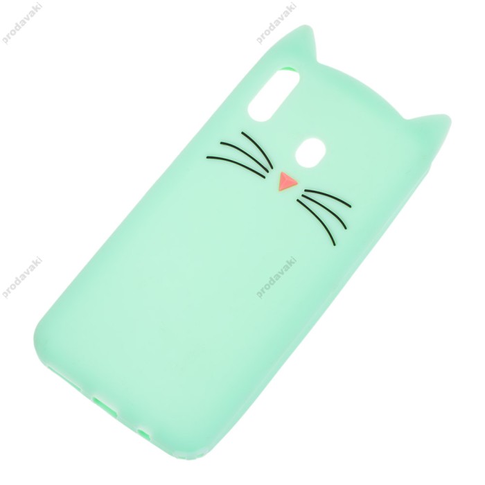 3D чохол для Samsung Galaxy M20 (M205) кіт м'ятний