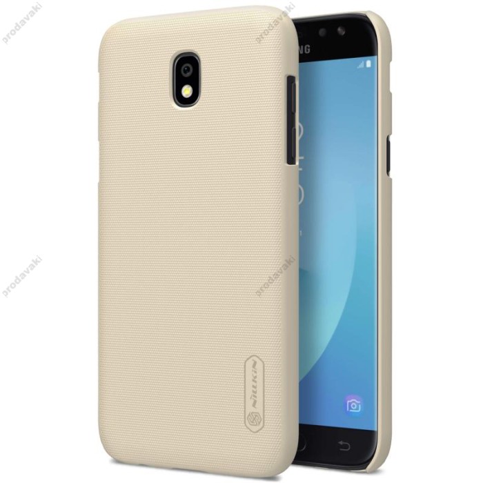 Чохол для Samsung Galaxy J330 J3 (2017) Nillkin Matte золотий (+ плівка)
