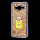 Чохол для Samsung Galaxy J3 2016 (J320) вода золотистий "духи"
