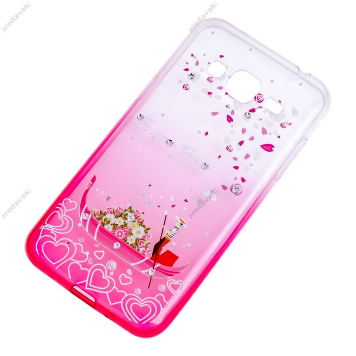 Чохол для Samsung Galaxy J3 2016 (J320) Glamour ambre "Венеція"