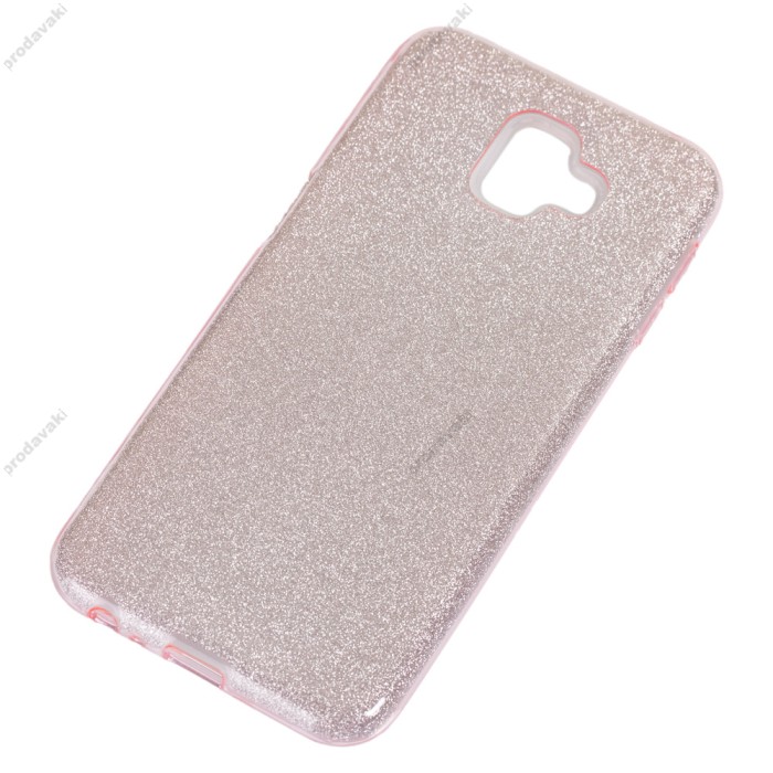 Чохол Samsung Galaxy J6+ 2018 (J610) Shining Glitter рожевий