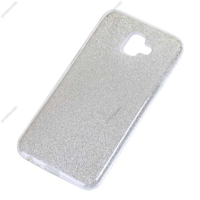 Чохол Samsung Galaxy J6+ 2018 (J610) Shining Glitter сріблястий