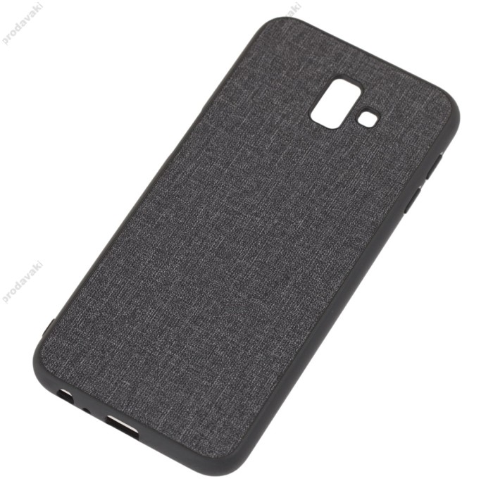 Чохол Samsung Galaxy J6+ 2018 (J610) Hard Textile чорний