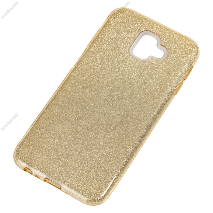 Чохол Samsung Galaxy J6+ 2018 (J610) Shining Glitter золотистий