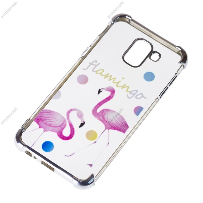 Чохол для Samsung Galaxy J6 2018 (J600) Kingxbar фламінго