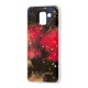 Чохол для Samsung Galaxy J6 2018 (J600) Art confetti "темно-червоний"