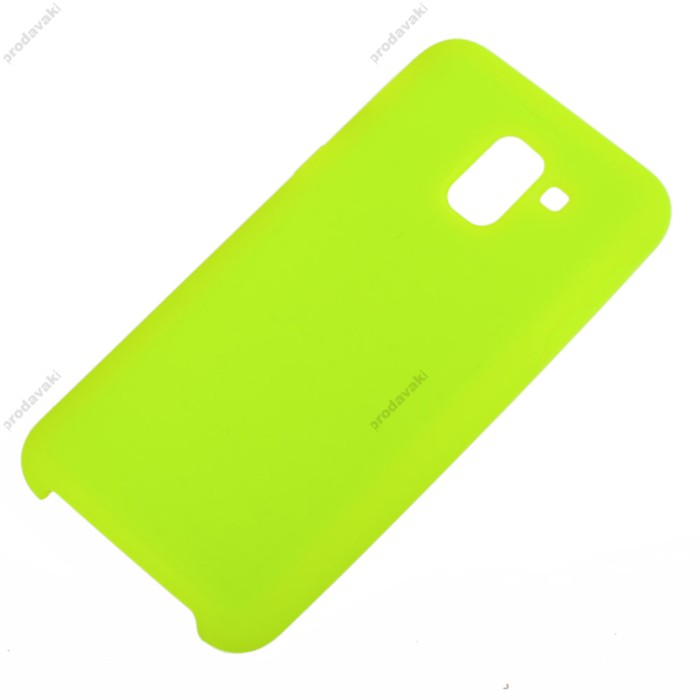 Чохол для Samsung Galaxy J6 2018 (J600) Silicone яскраво зелений