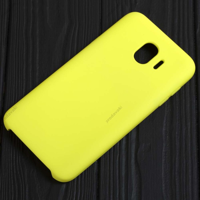 Чохол для Samsung Galaxy J4 2018 (J400) Silicone жовтий