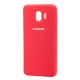 Чохол для Samsung Galaxy J4 2018 (J400) Silicone cover червоний