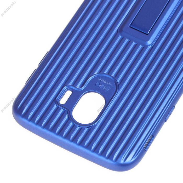 Чохол Samsung Galaxy J4 2018 (J400) Luggage з підставкою синій