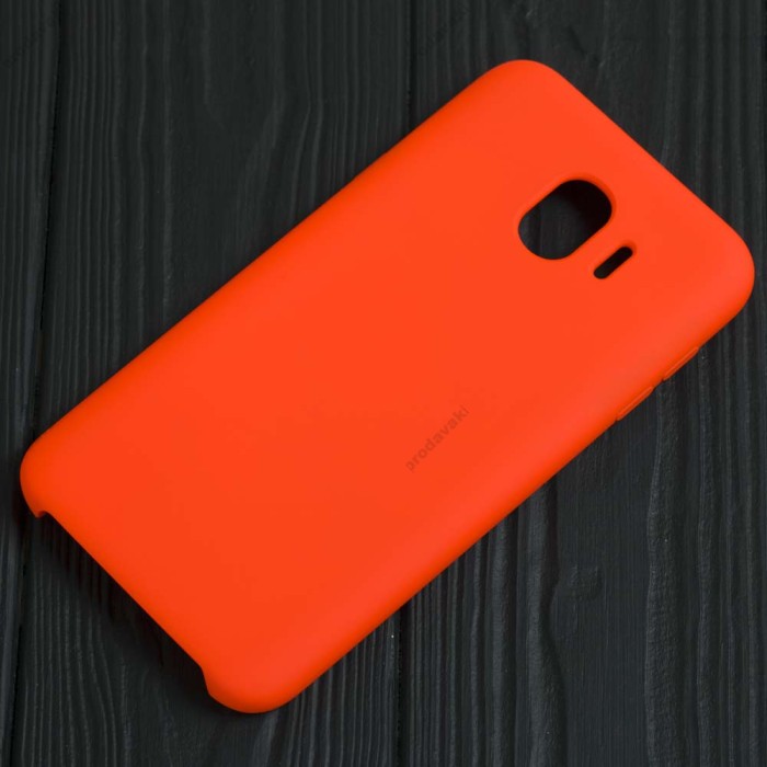 Чохол для Samsung Galaxy J4 2018 (J400) Silicone помаранчевий