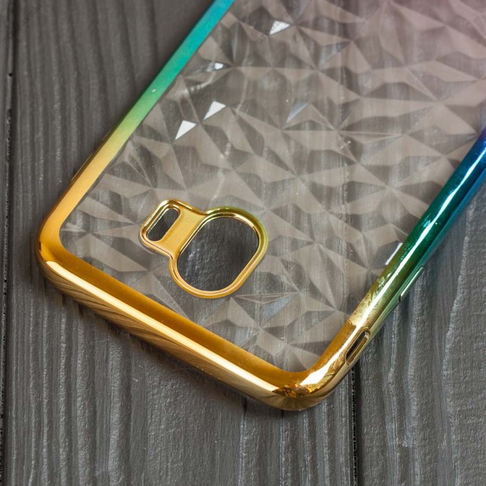 Чохол для Samsung Galaxy J4 2018 (J400) Prism Gradient золотисто-рожевий