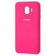 Чохол для Samsung Galaxy J4 2018 (J400) Silky Soft Touch малиново червоний