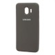 Чохол для Samsung Galaxy J4 2018 (J400) Silicone cover сірий