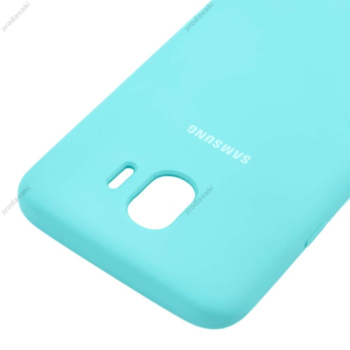 Чохол Samsung Galaxy J4 2018 (J400) Silky Soft Touch світло бірюзовий