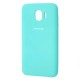Чохол Samsung Galaxy J4 2018 (J400) Silky Soft Touch світло бірюзовий