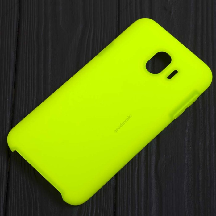 Чохол для Samsung Galaxy J4 2018 (J400) Silicone яскраво зелений