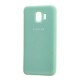 Чохол Samsung Galaxy J4 2018 (J400) Silicone cover бірюзовий