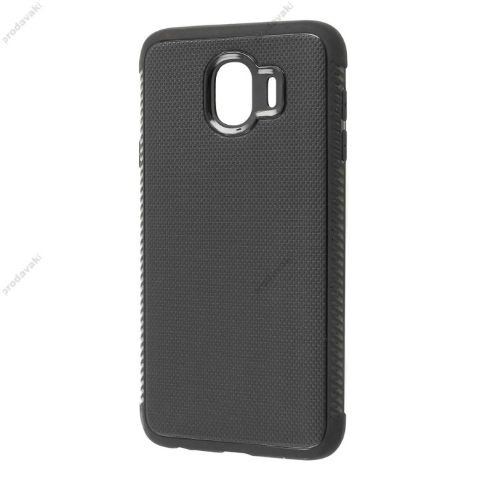 Чохол для Samsung Galaxy J4 2018 (J400) Weave чорний