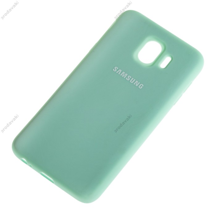 Чохол Samsung Galaxy J4 2018 (J400) Silicone cover бірюзовий