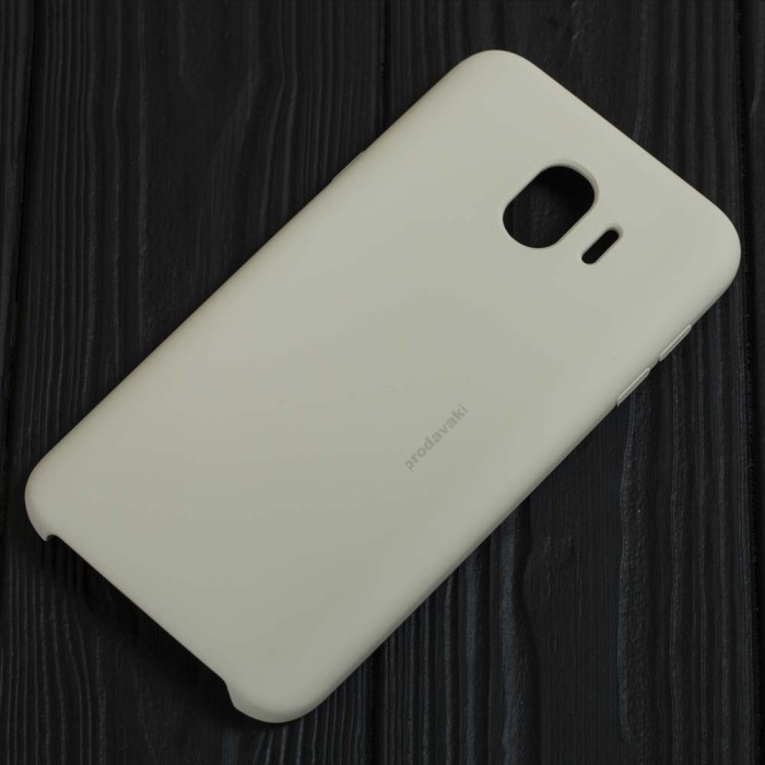 Чохол для Samsung Galaxy J4 2018 (J400) Silicone світло сірий