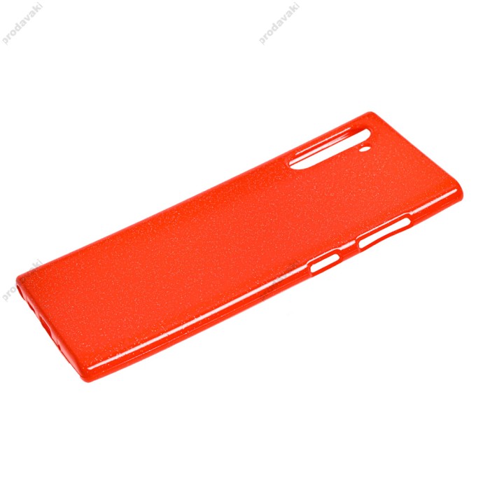 Чохол Samsung Galaxy Note 10 (N970) Shiny dust червоний