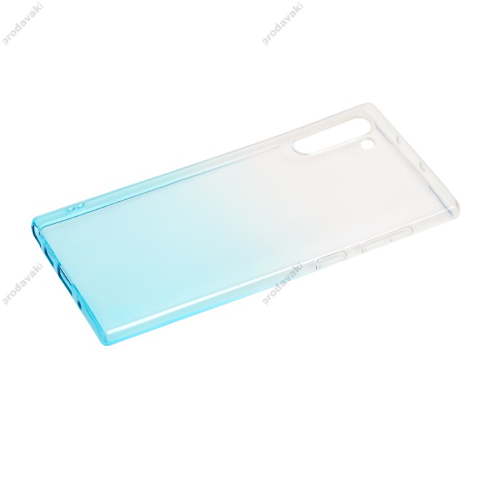 Чохол Samsung Galaxy Note 10 (N970) Gradient Design біло-бірюзовий