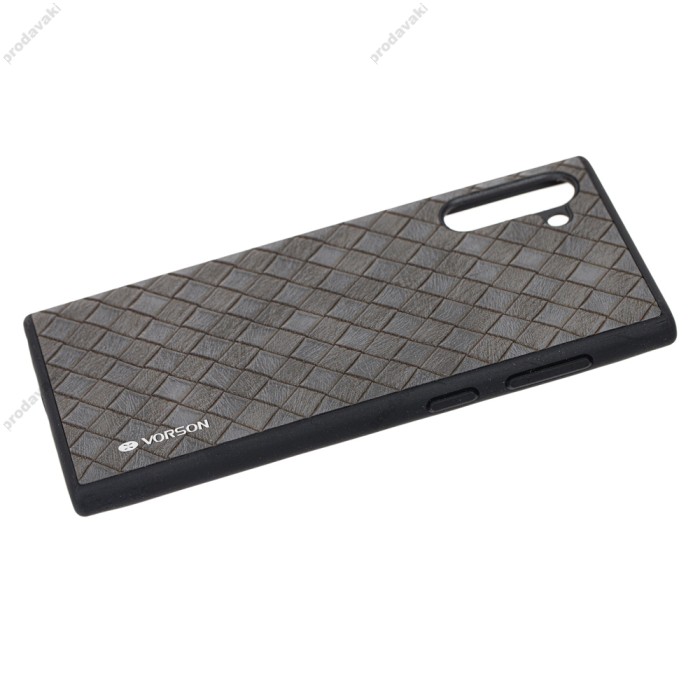 Чохол Samsung Galaxy Note 10 (N970) Vorson Braided сірий