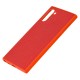 Чохол Samsung Galaxy Note 10 (N970) Carbon New червоний