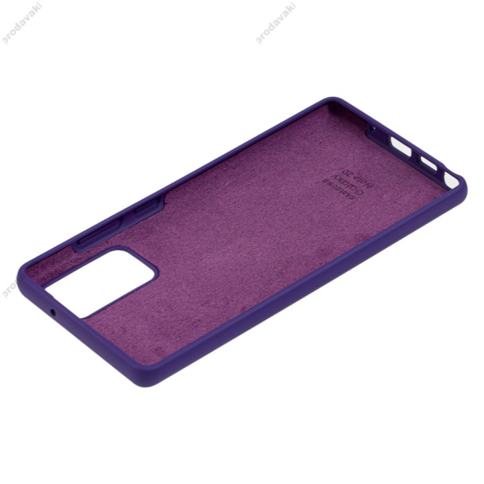 Чохол Samsung Galaxy Note 20 (N980) Silicone Full фіолетовий / purple